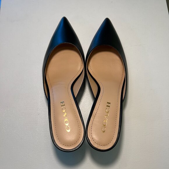 Coach Women's Renn Leather Mule - Picture 9 of 14